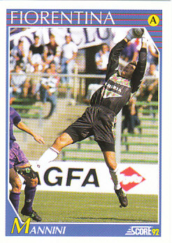 Alessandro Mannini Fiorentina Score 92 Seria A #87